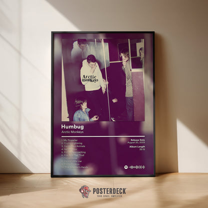 Arctic Monkeys 'Humbug' Album Poster