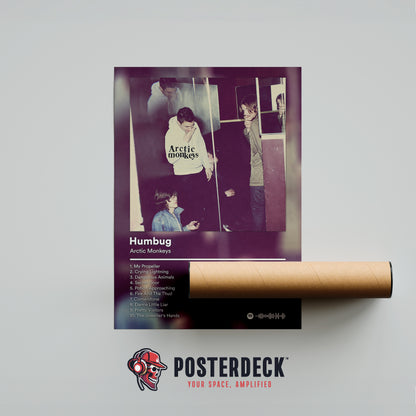 Arctic Monkeys 'Humbug' Album Poster