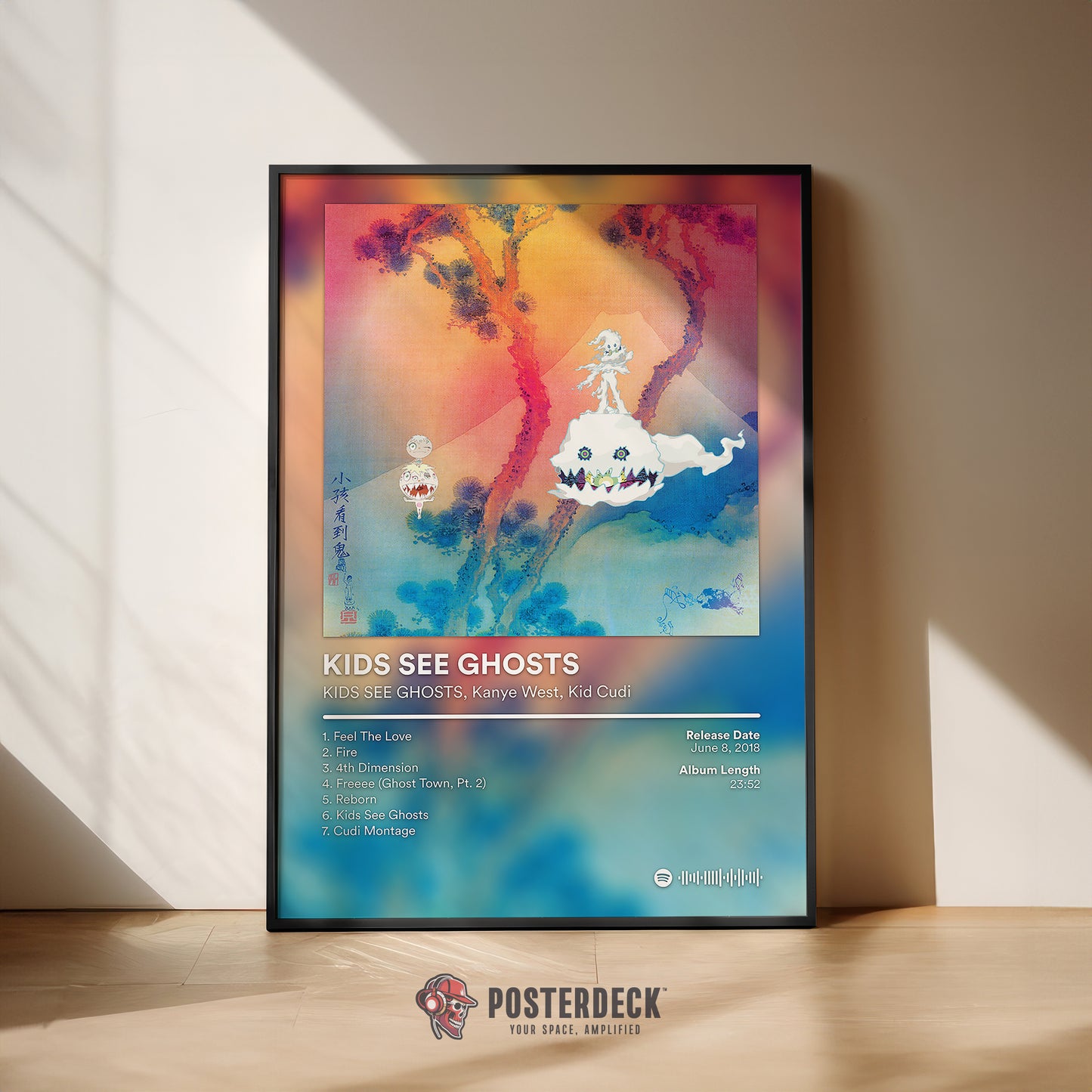 Kanye West 'Kids See Ghosts' Album Poster