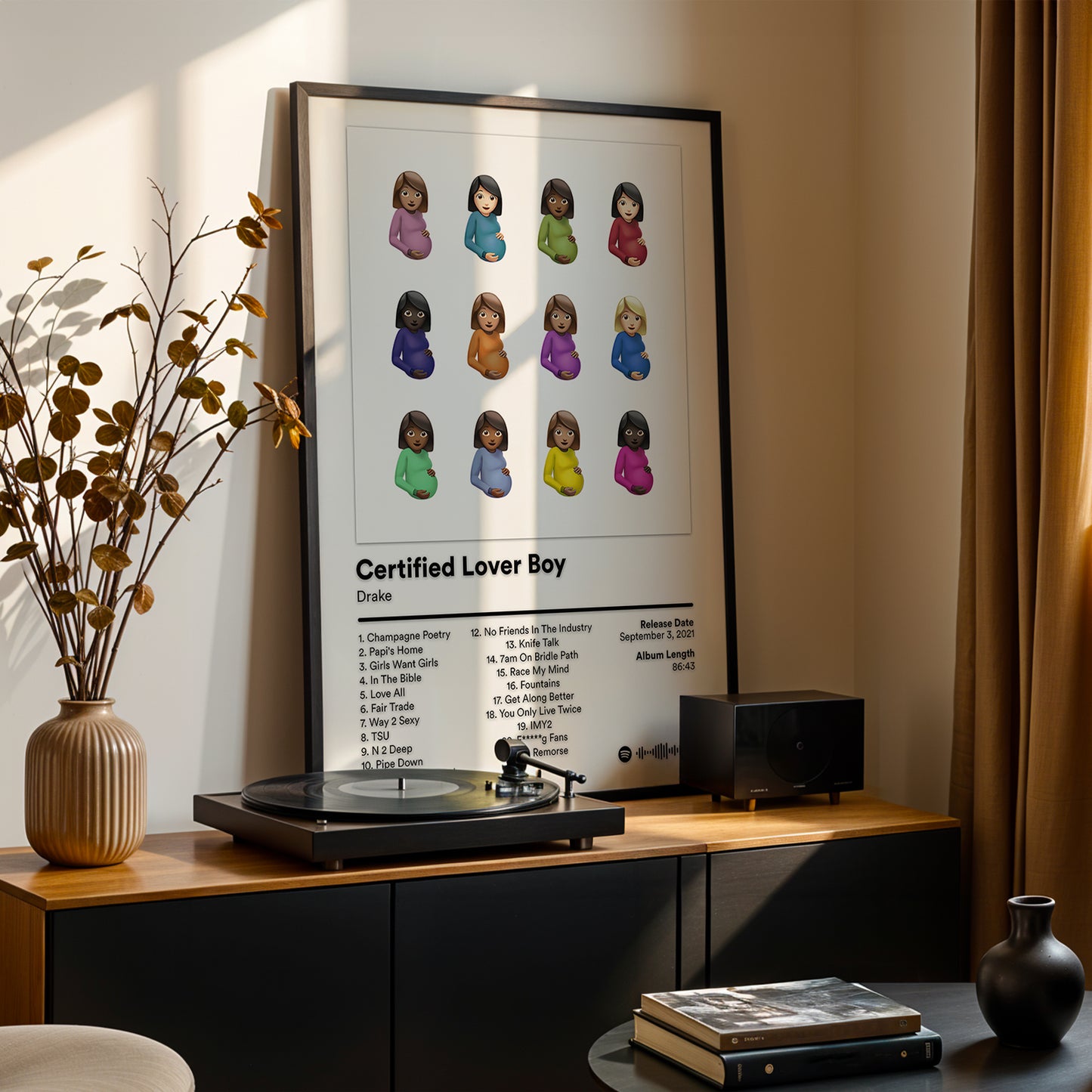 Drake 'Certified Lover Boy' Album Poster