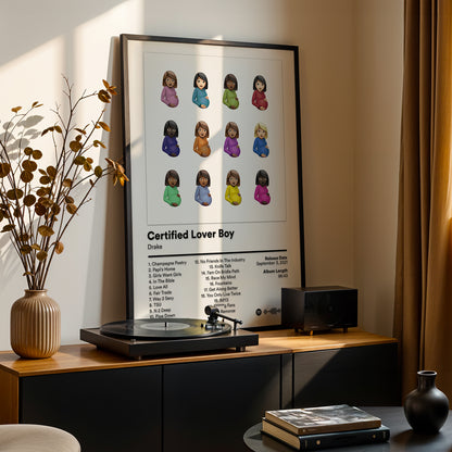 Drake 'Certified Lover Boy' Album Poster
