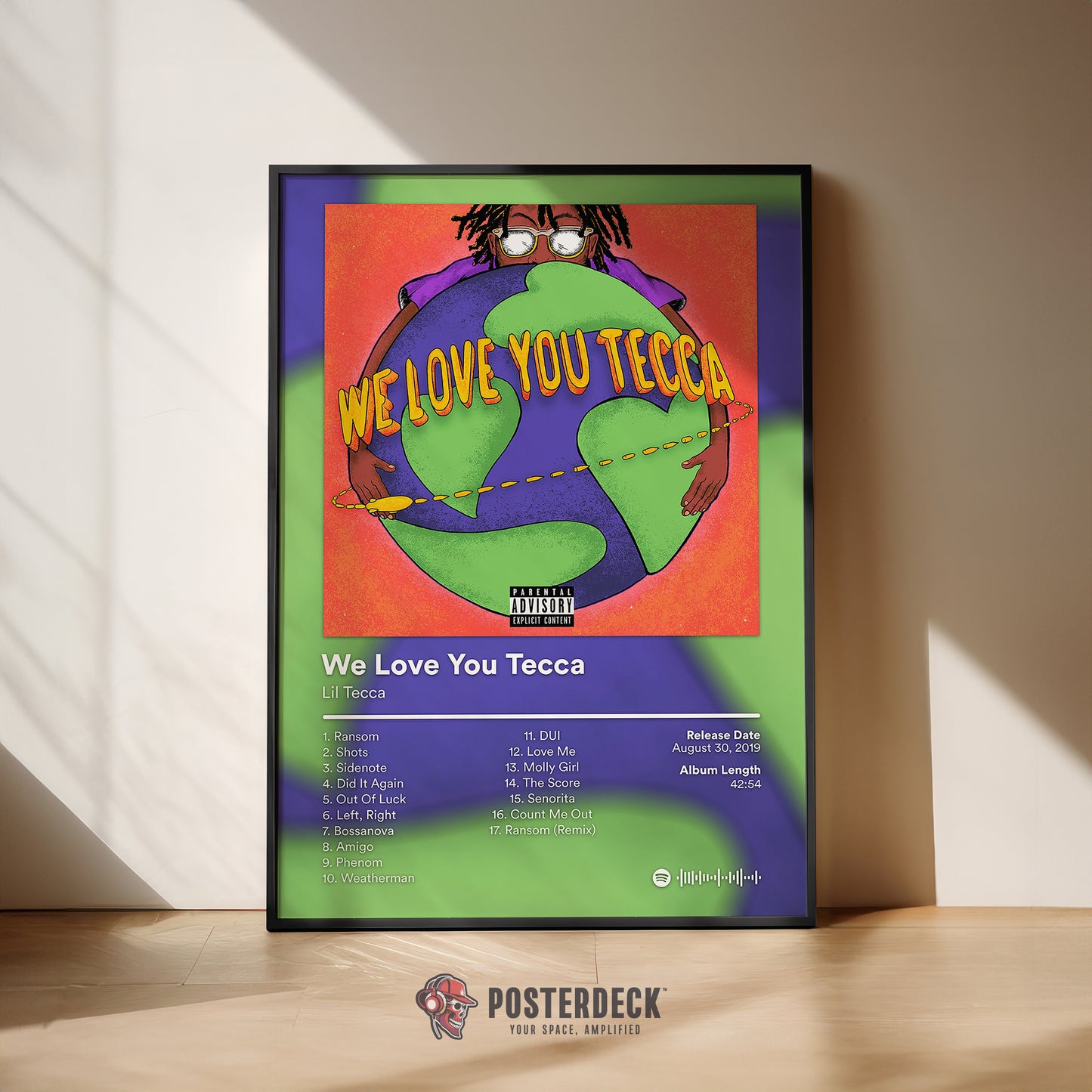 Lil Tecca 'We Love You Tecca' Album Poster