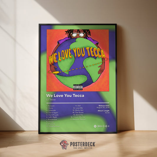 Lil Tecca 'We Love You Tecca' Album Poster