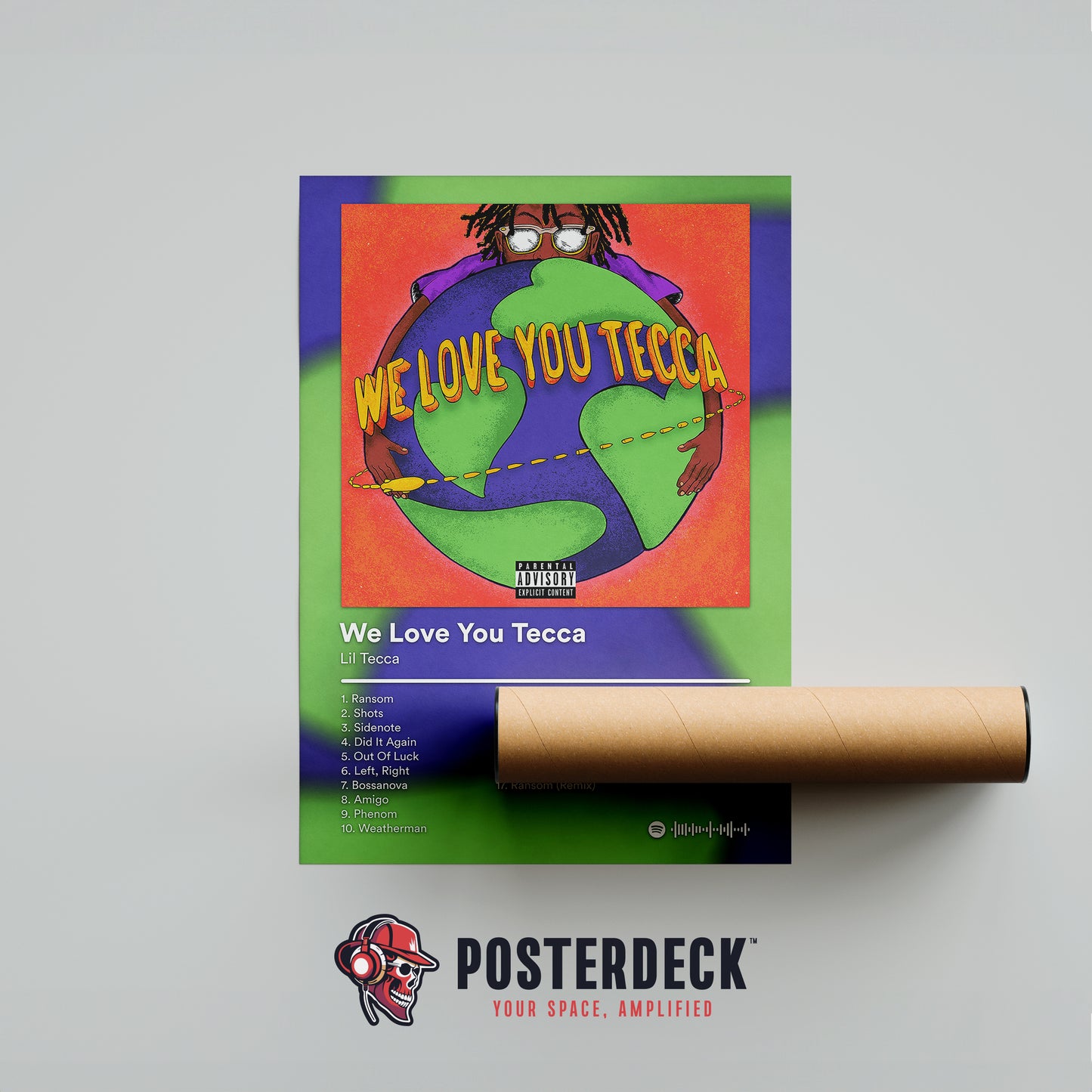 Lil Tecca 'We Love You Tecca' Album Poster