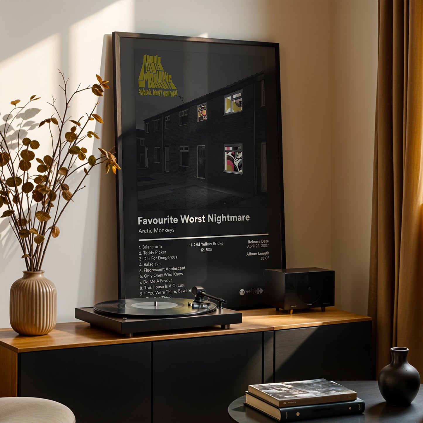 Arctic Monkeys 'Favourite Worst Nightmare' Album Poster