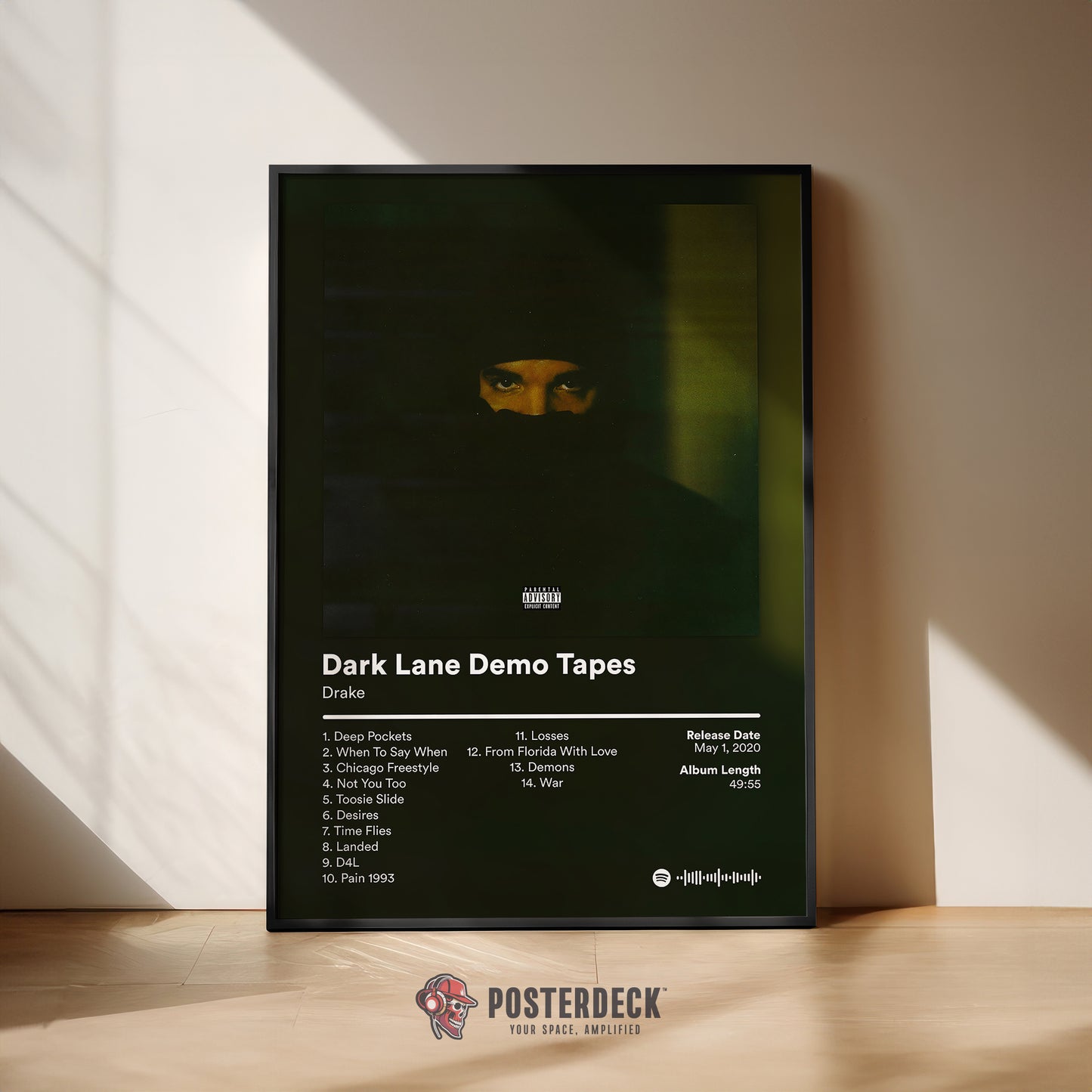 Drake 'Dark Lane Demo Tapes' Album Poster
