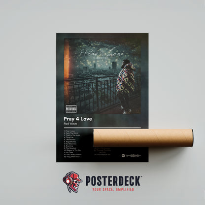 Rod Wave 'Pray 4 Love' (Deluxe) Album Poster