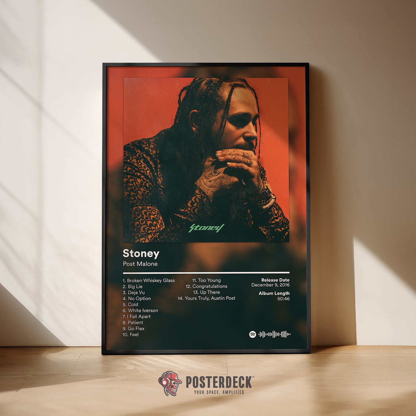 Post Malone 'Stoney' Album Poster