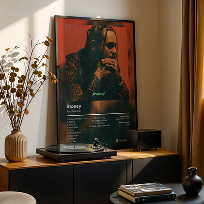 Post Malone 'Stoney' Album Poster