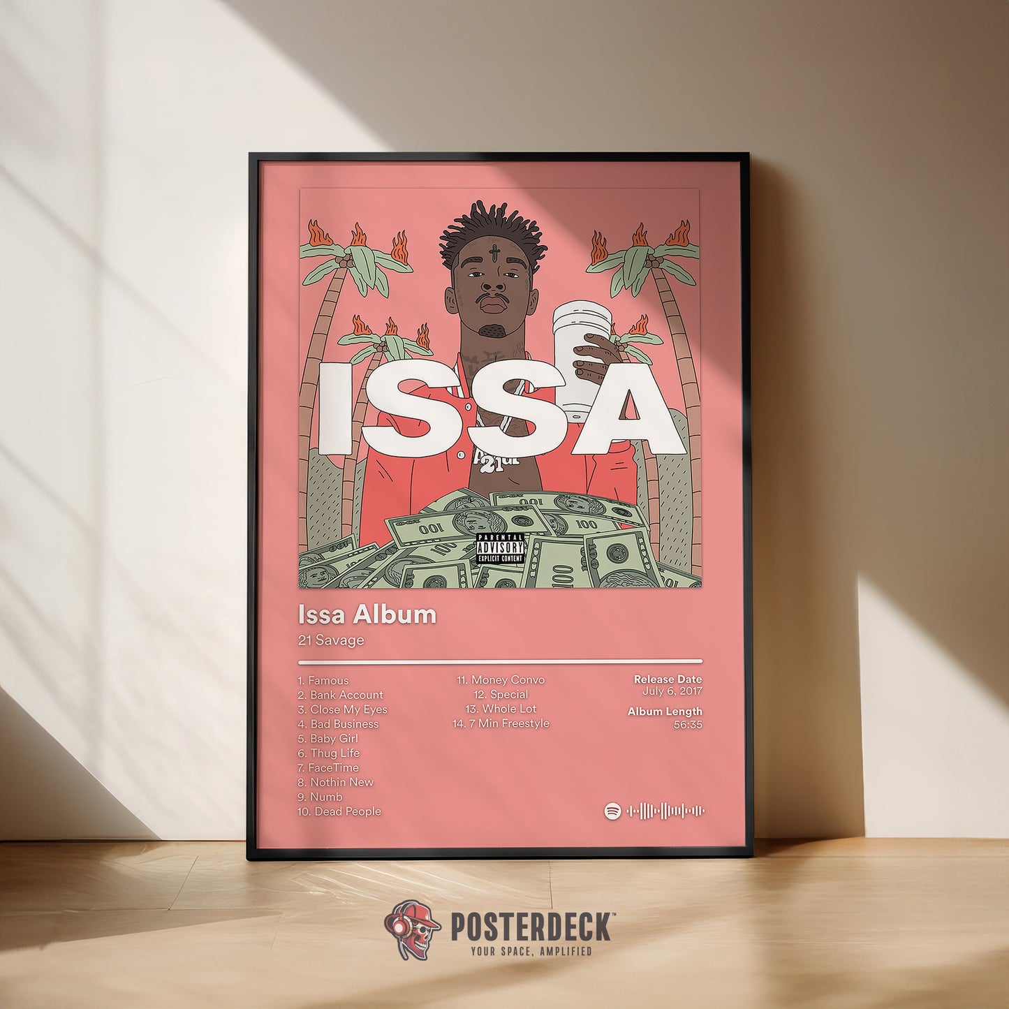 21 Savage 'Issa Album' Album Poster