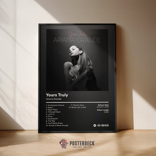 Ariana Grande 'Yours Truly' Album Poster