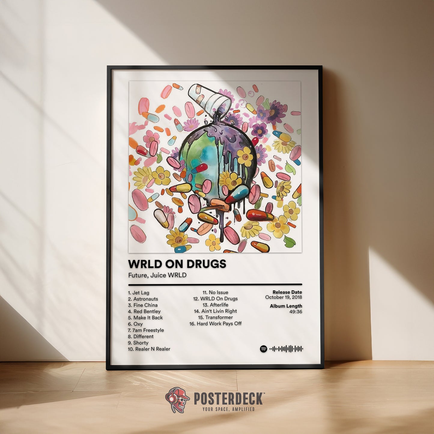 Juice WRLD 'WRLD ON DRUGS' Album Poster