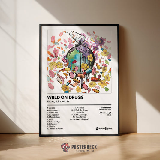 Juice WRLD 'WRLD ON DRUGS' Album Poster