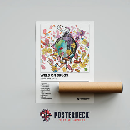 Juice WRLD 'WRLD ON DRUGS' Album Poster