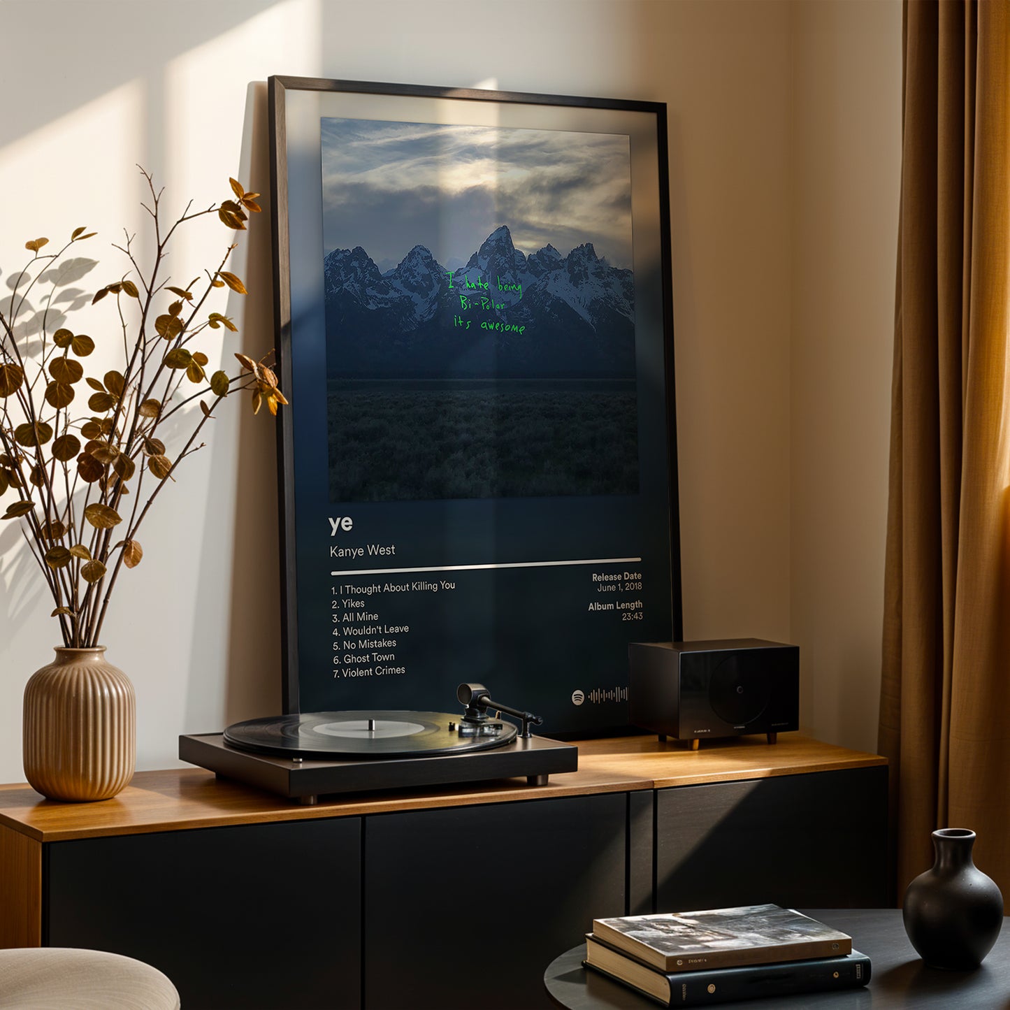 Kanye West 'YE' Album Poster