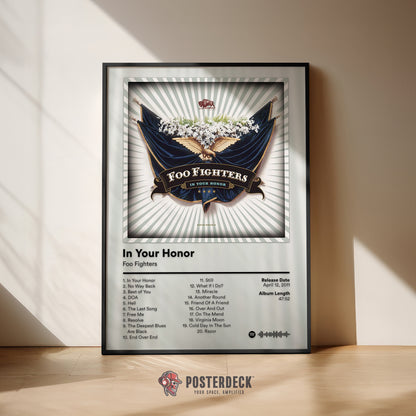 Foo Fighters 'In Your Honour' Album Poster