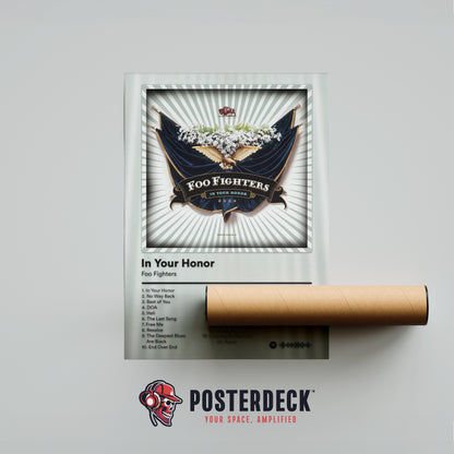 Foo Fighters 'In Your Honour' Album Poster