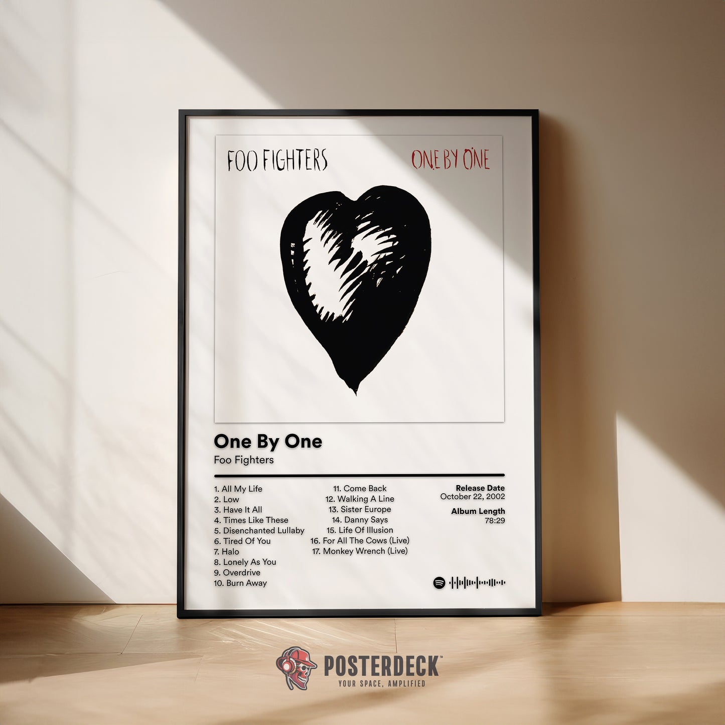 Foo Fighters 'One By One' Album Poster