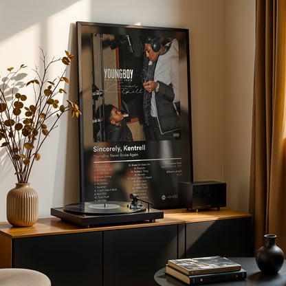 YoungBoy Never Broke Again 'Sincerely, Kentrell' Album Poster