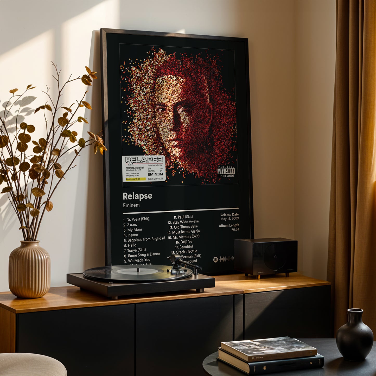 Eminem 'Relapse' Album Poster