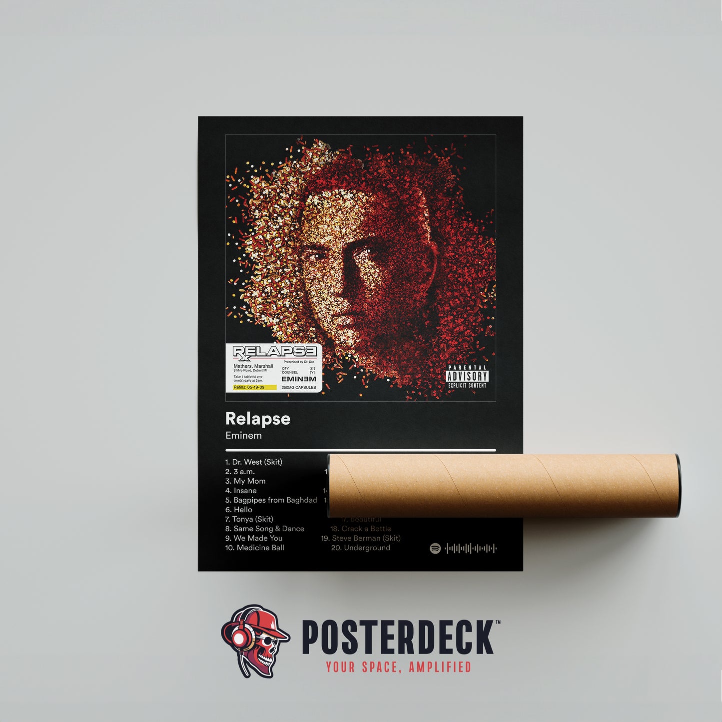 Eminem 'Relapse' Album Poster