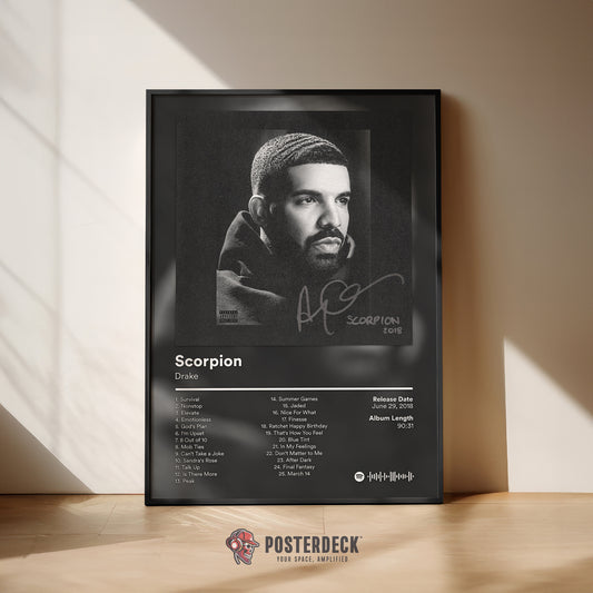 Drake 'Scorpion' Album Poster