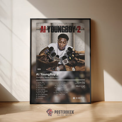 YoungBoy Never Broke Again 'AI YoungBoy 2' Album Poster