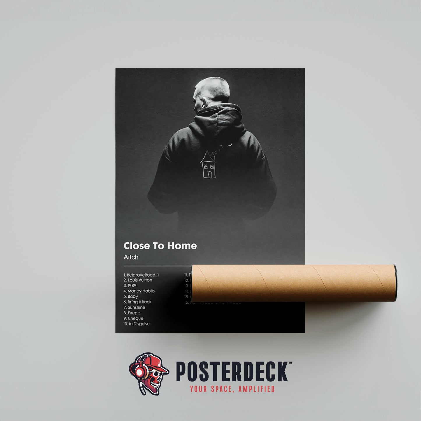 Aitch 'Close To Home' Album Poster