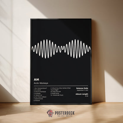 Arctic Monkeys 'AM' Album Poster