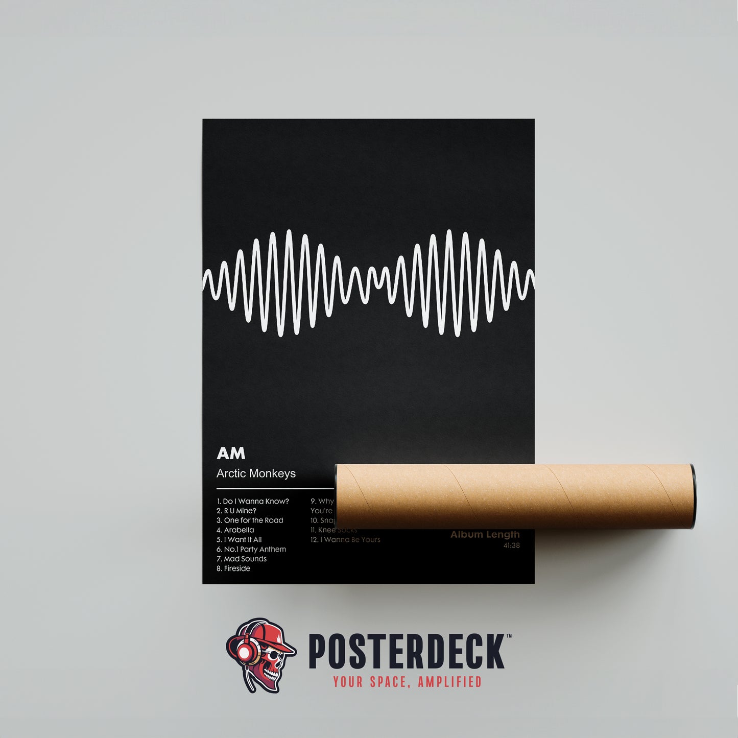 Arctic Monkeys 'AM' Album Poster
