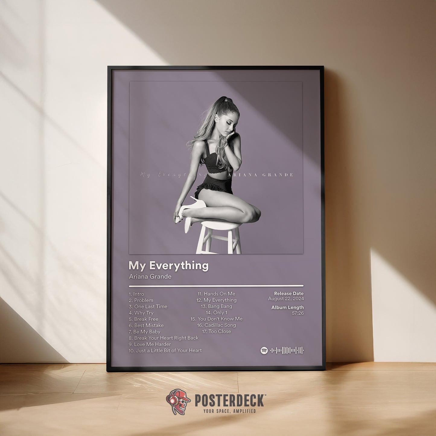 Ariana Grande 'My Everything (Lavender Edition)' Album Poster