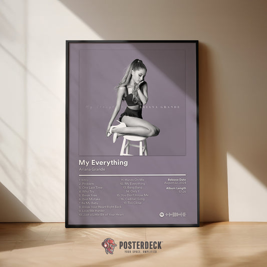 Ariana Grande 'My Everything (Lavender Edition)' Album Poster