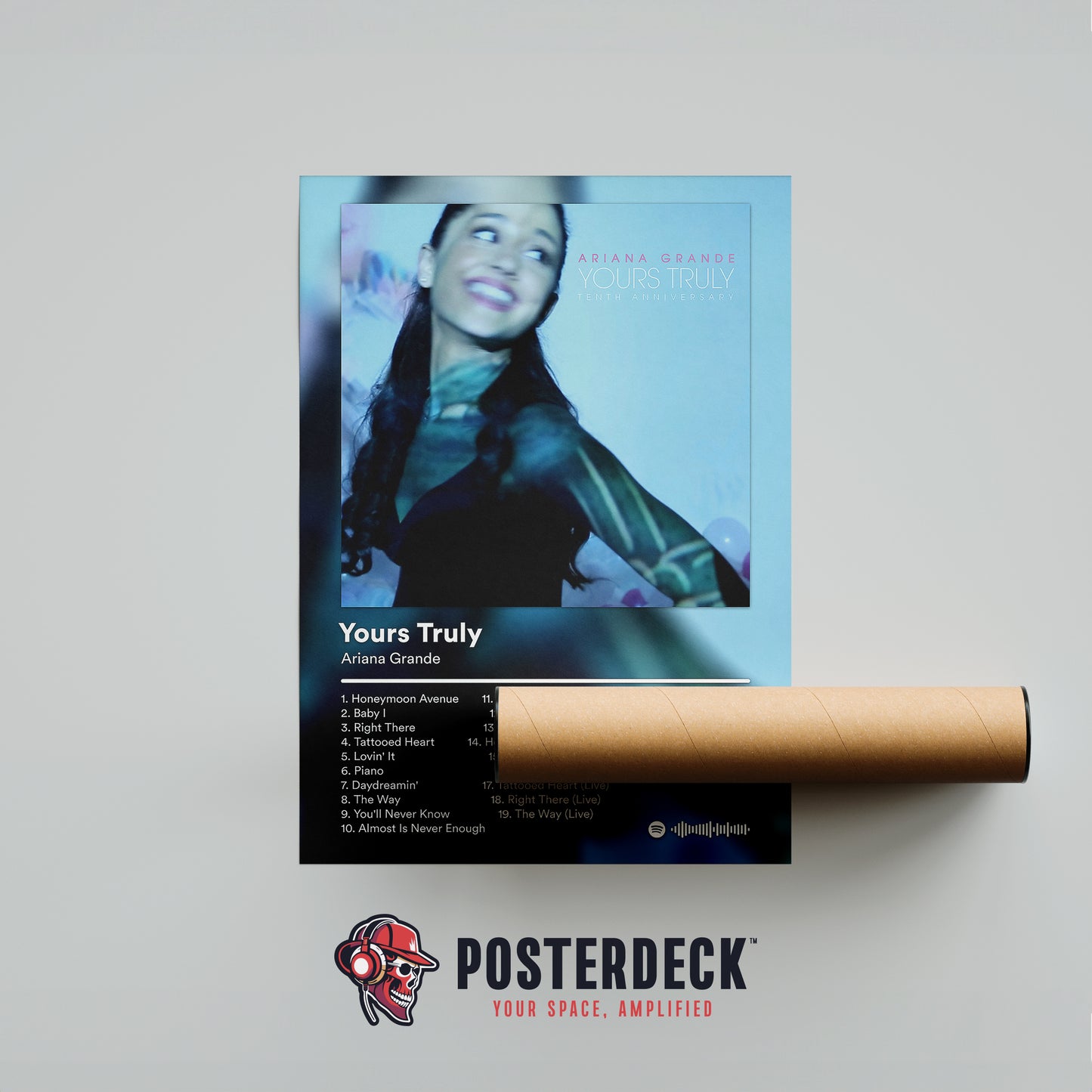 Ariana Grande 'Yours Truly (Tenth Anniversary Edition)' Album Poster