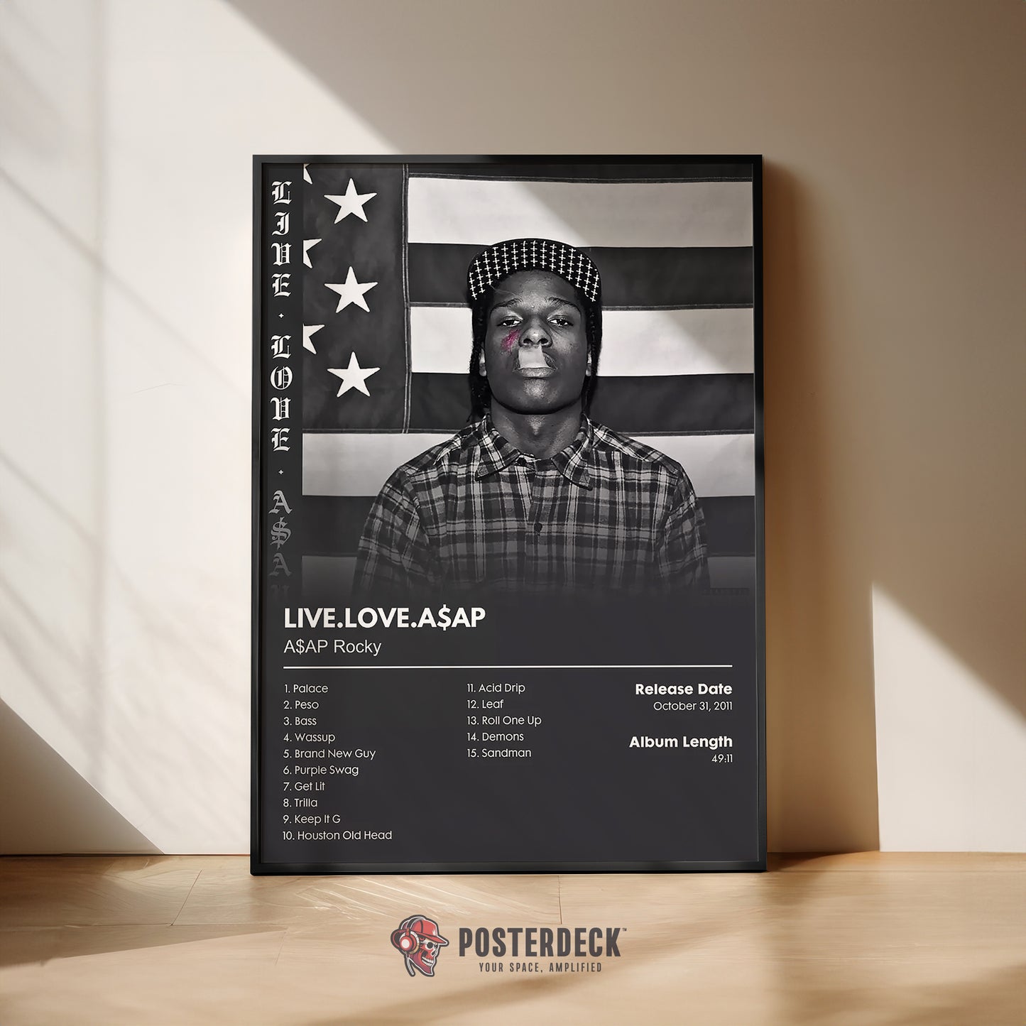 ASAP Rocky 'LIVE.LOVE.A$AP' Album Poster