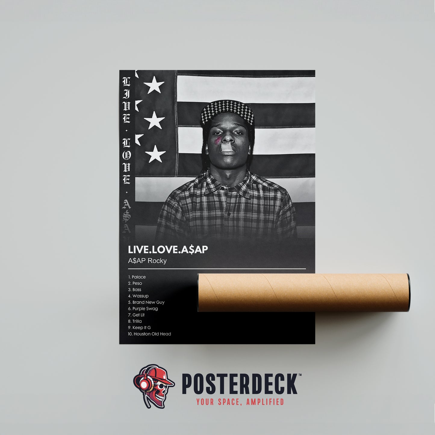 ASAP Rocky 'LIVE.LOVE.A$AP' Album Poster
