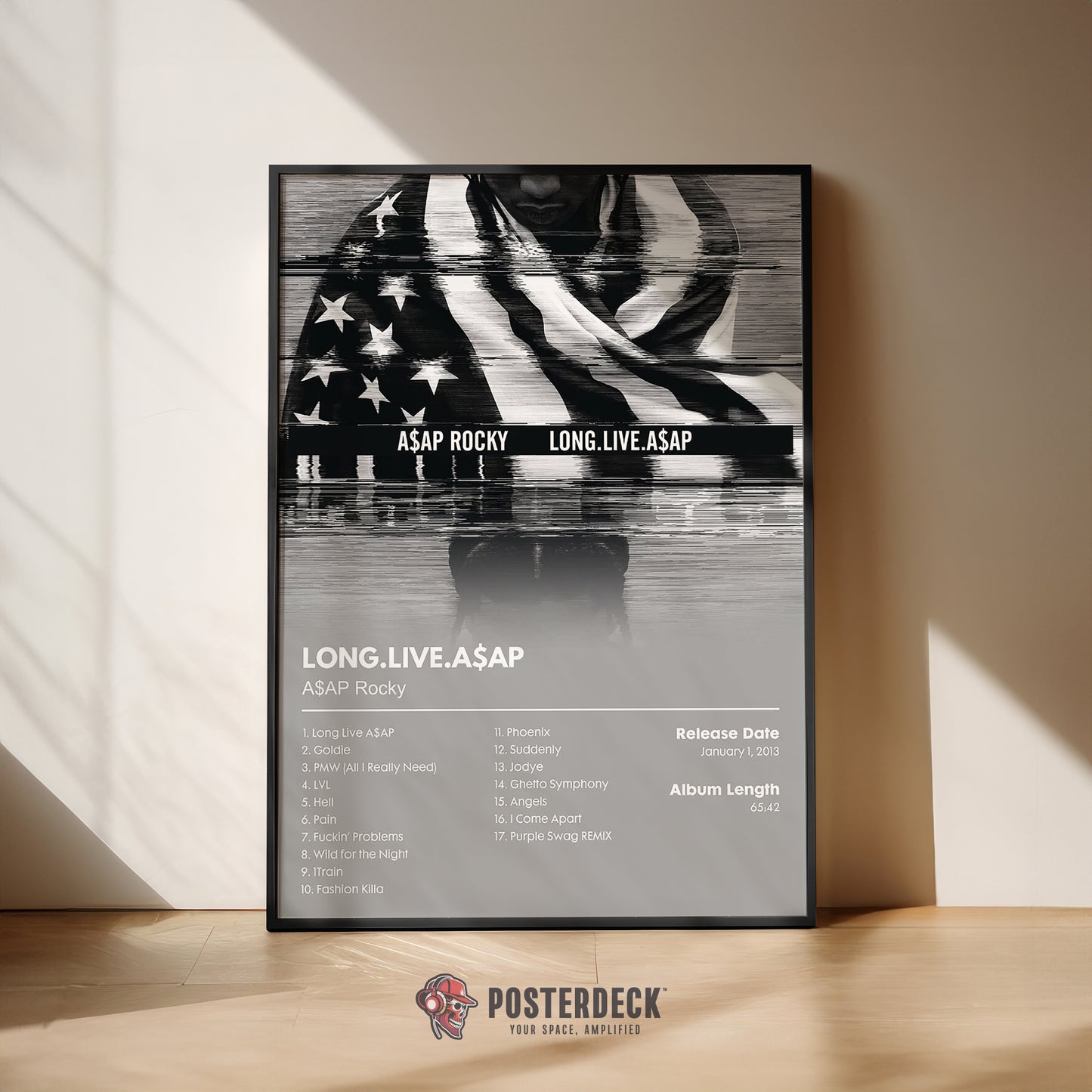 ASAP Rocky 'LONG.LIVE.A$AP' Album Poster