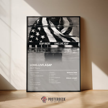 ASAP Rocky 'LONG.LIVE.A$AP' Album Poster