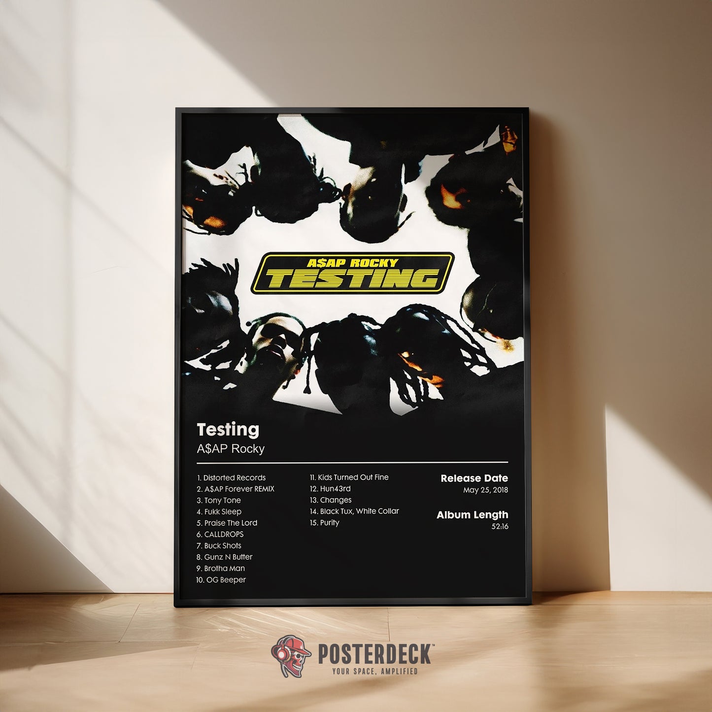 ASAP Rocky 'Testing' Album Poster