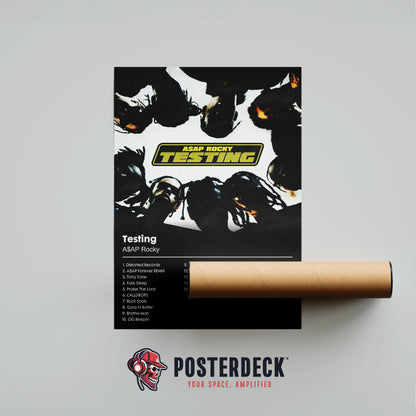 ASAP Rocky 'Testing' Album Poster