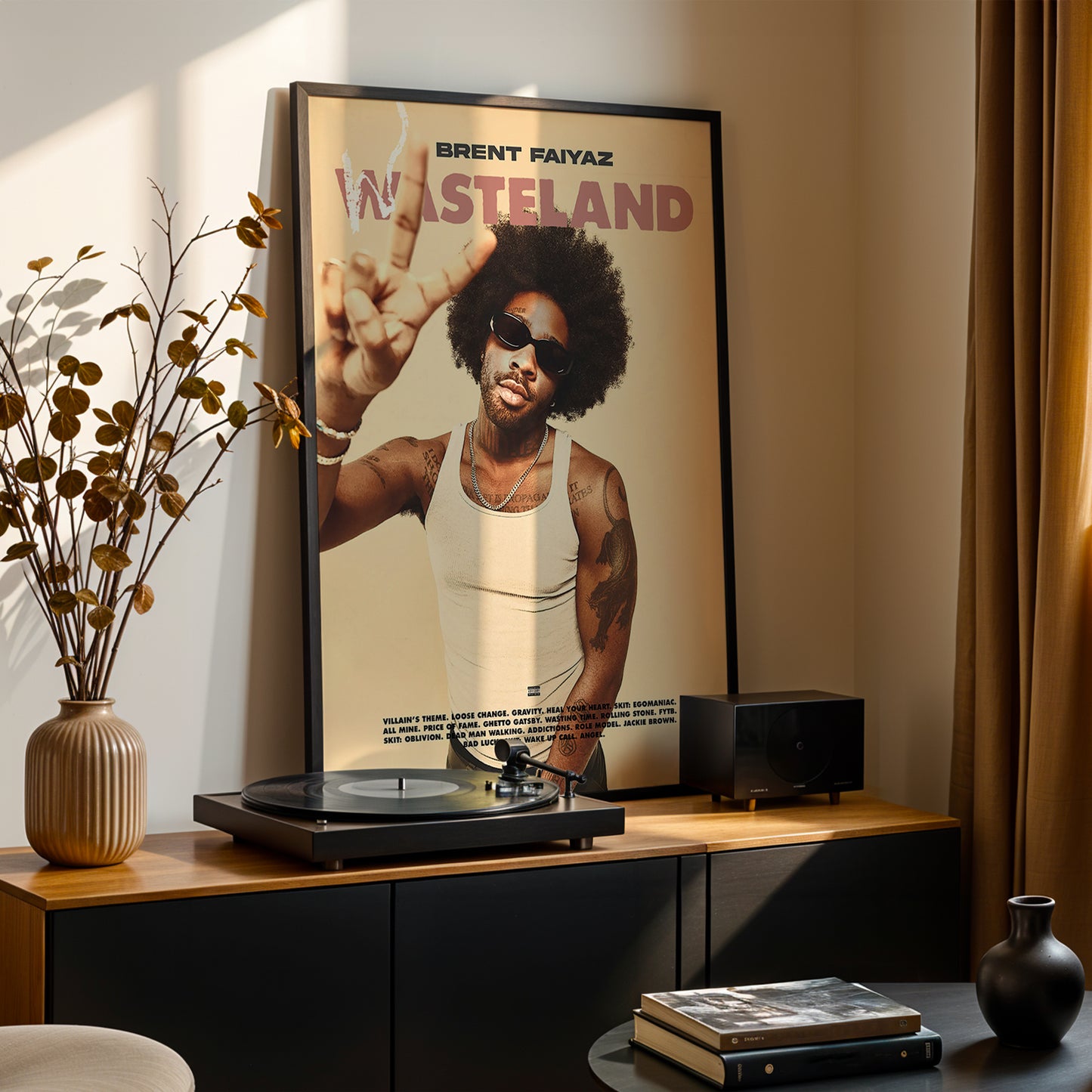 Brent Faiyaz 'Wasteland' Poster