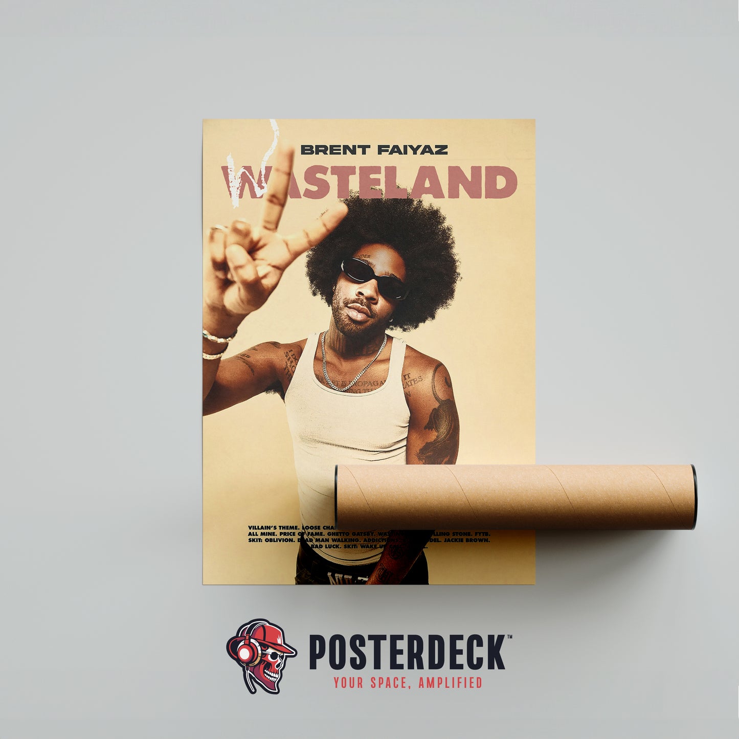 Brent Faiyaz 'Wasteland' Poster