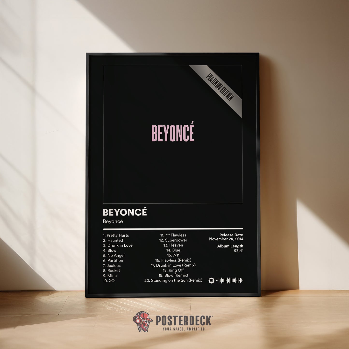 Beyonce 'Beyonce' (Platinum Edition) Album Poster
