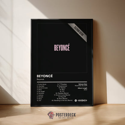 Beyonce 'Beyonce' (Platinum Edition) Album Poster