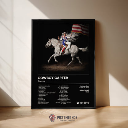 Beyonce 'Cowboy Carter' Album Poster