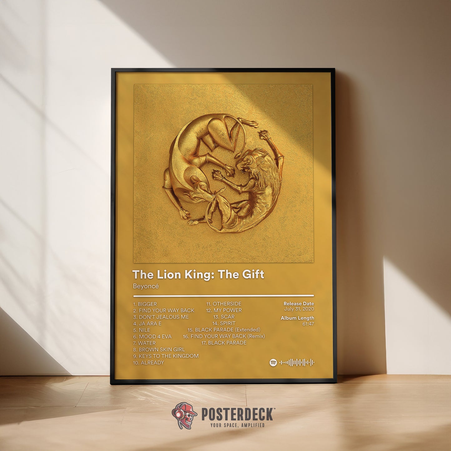Beyonce 'The Liong King The Gift' (2020) Album Poster