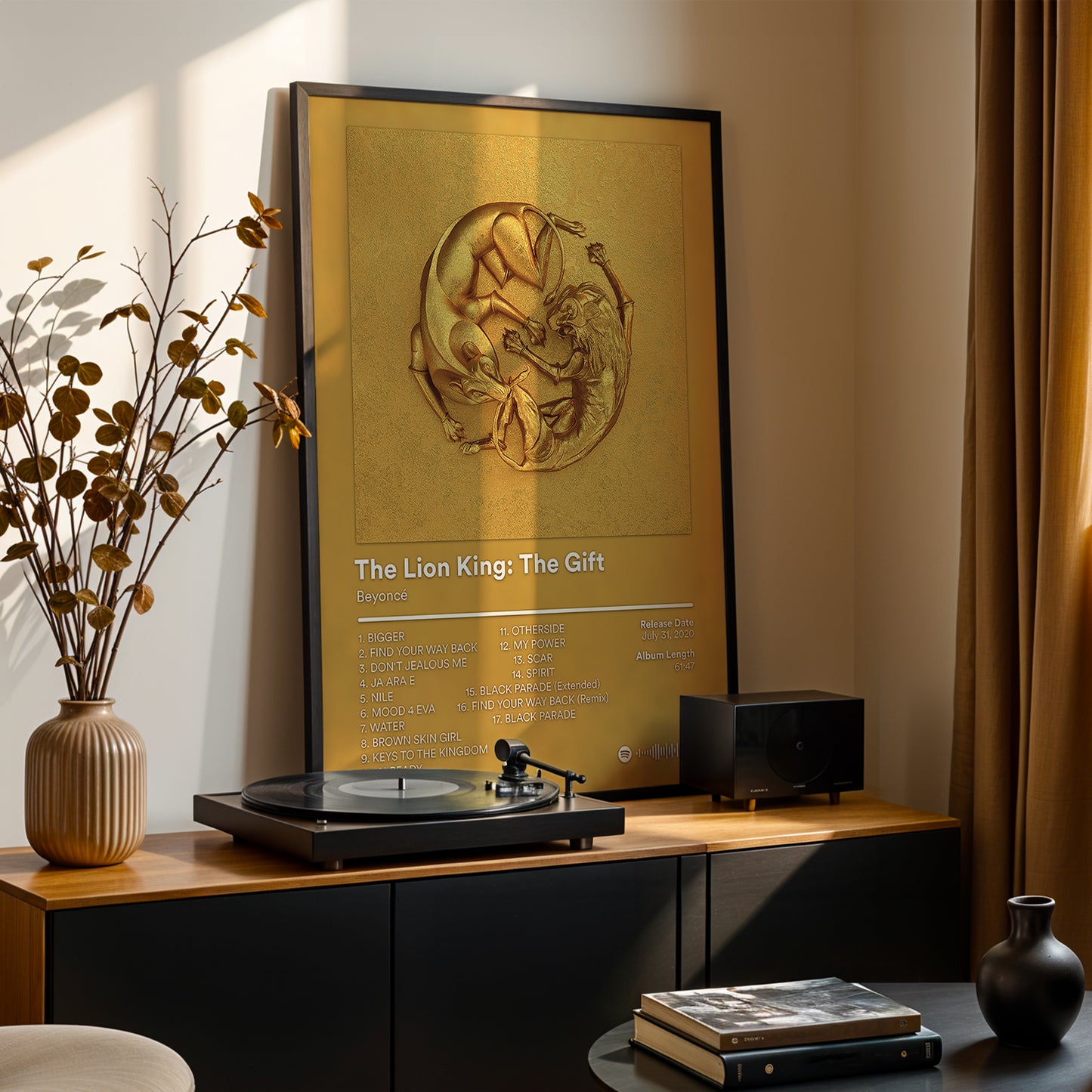 Beyonce 'The Liong King The Gift' (2020) Album Poster