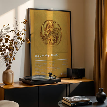 Beyonce 'The Liong King The Gift' (2020) Album Poster