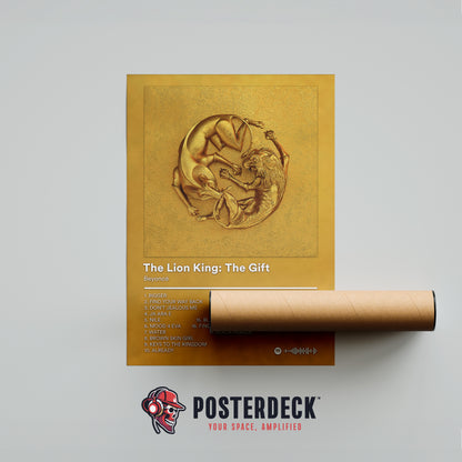 Beyonce 'The Liong King The Gift' (2020) Album Poster