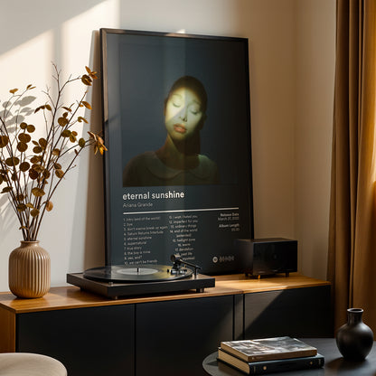 Ariana Grande 'Eternal Sunshine (Green Portrait)' Album Poster