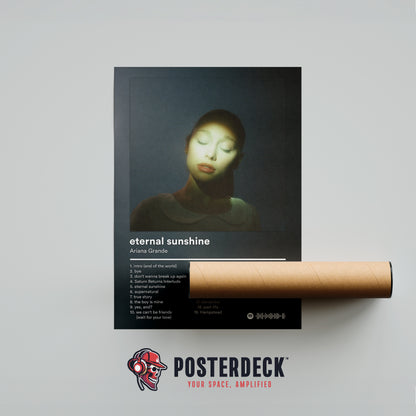 Ariana Grande 'Eternal Sunshine (Green Portrait)' Album Poster